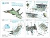 Quinta Studio QD32175 MiG-29 9-12 Fulcrum A 3D-Printed & coloured Interior on decal paper (Trumpeter) 1/32